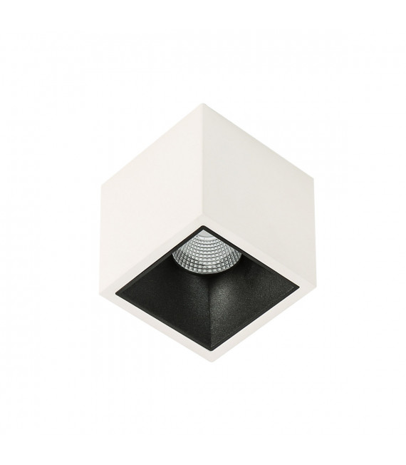 Lámpara de techo spot técnica y moderna Alden White Black Deep 3000K Blanco negro