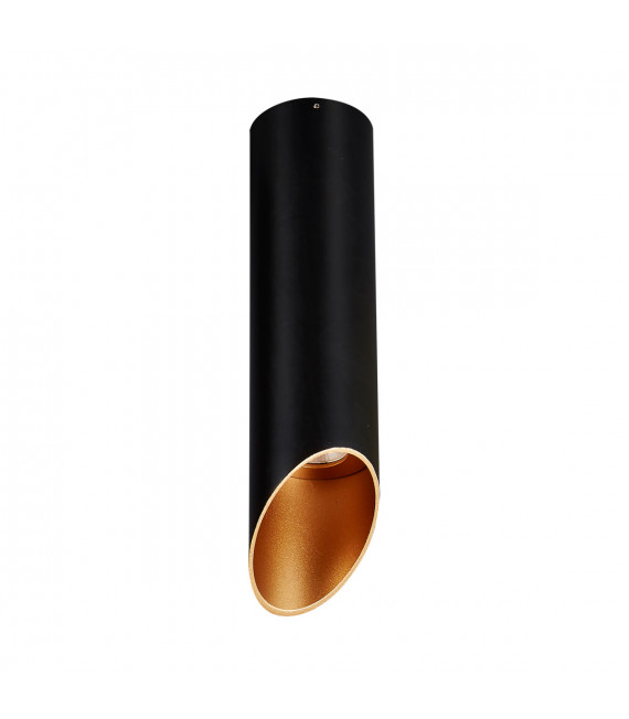 Technical spot ceiling light Argon Black, gold