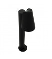 Modern Garden Lantern Alba Black Black