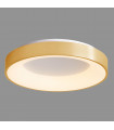 Modern ceiling light Giulia, aluminum and brushed gold