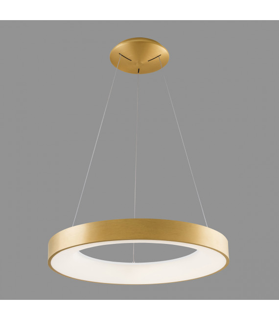 Suspension Giulia Brushed gold and white