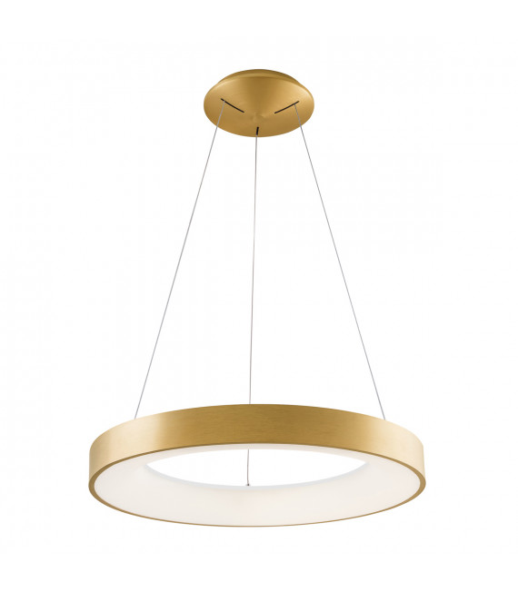 Suspension Giulia Brushed gold and white