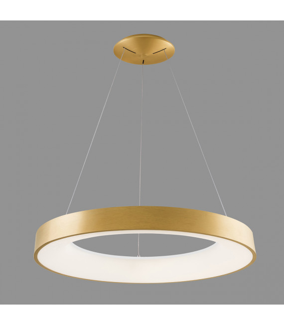 Modern suspension Giulia Brushed gold and white