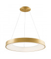 Modern suspension Giulia Brushed gold and white