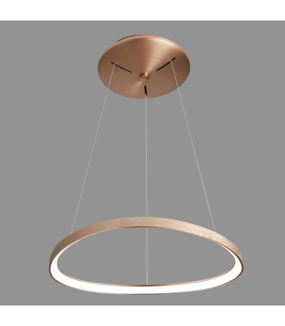 Moderne Pendelleuchte Morfi Gebürstetes Gold
