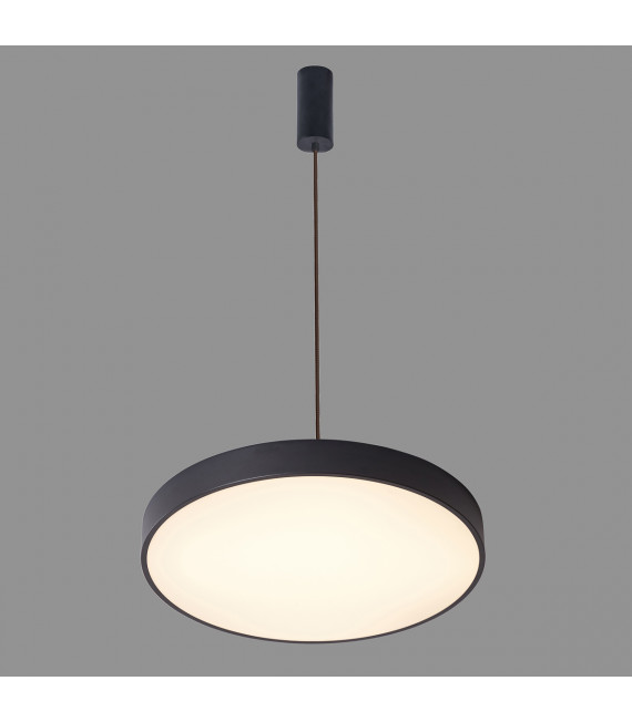 Moderne Pendelleuchte Orbital Black sandgestrahlt