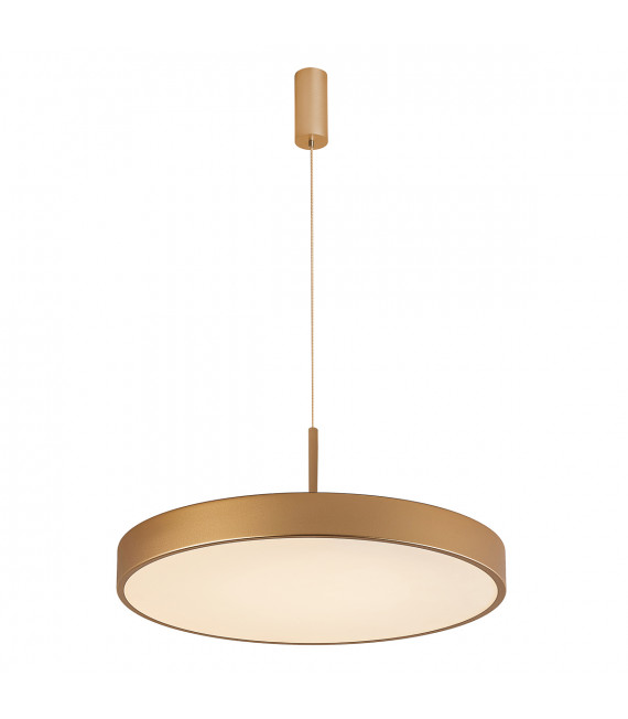 Modern hanging lamp Orbital Sablé gold