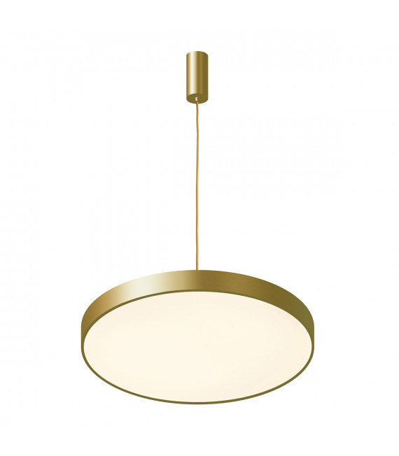 Suspension moderne Orbital Sablé doré