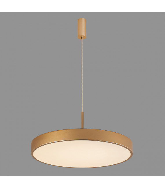 Modern hanging lamp Orbital Sablé gold