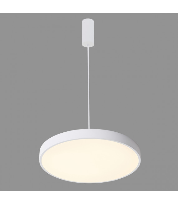 Suspension moderne Orbital Blanc sable