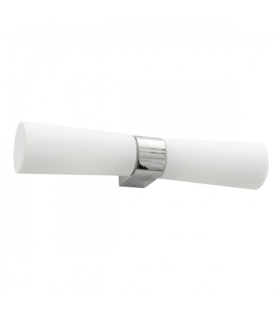 Paulo Chrome 2-Light Modern Bathroom Wall Sconce