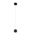 Modern hanging lamp Neutron Black in metal