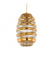 Suspension classique Ananta Cuivre, miel 1 ampoule