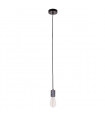 Modern hanging socket Millenia Black