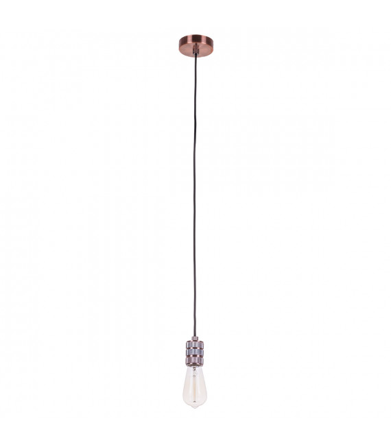 Portalámparas colgante moderno Millenia Red cobre