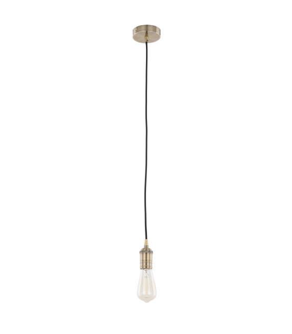 Modernes hängendes Lampenfass Atrium Antik Bronze