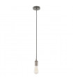 Atrium Black Modern Hanging Socket
