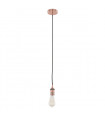 Atrium Modern Hanging Socket Red Copper