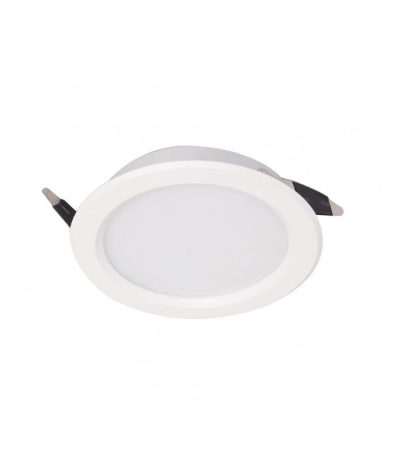 Technical and modern recessed ceiling light Bella white