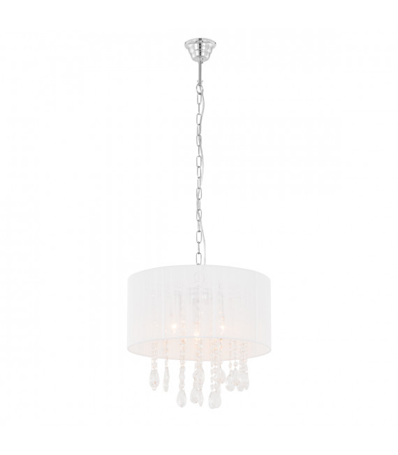Lámpara colgante de cristal White Essence