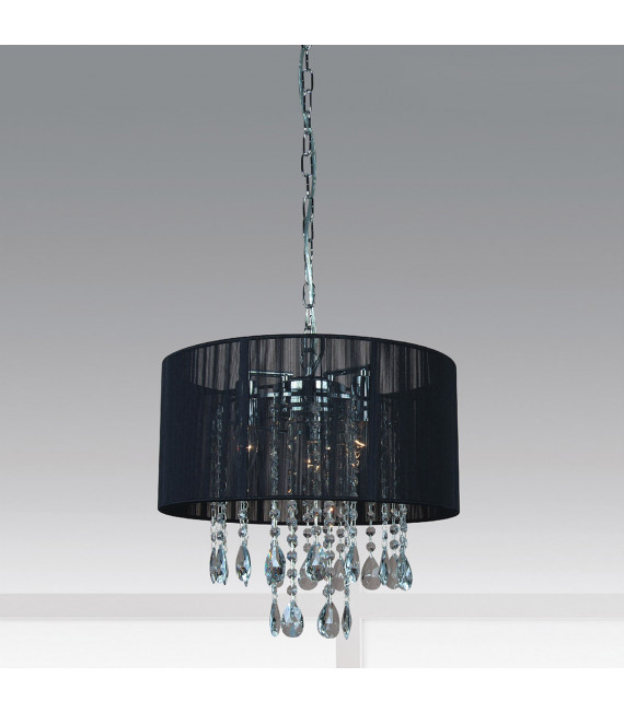 Essence Crystal Pendant Black