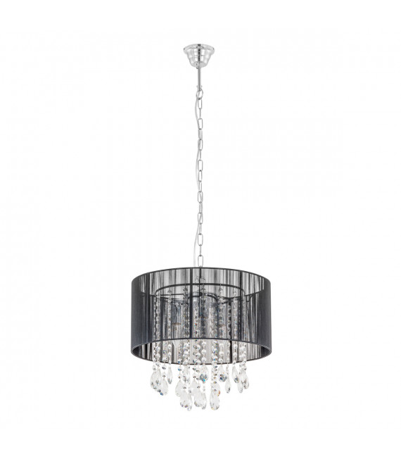 Lámpara colgante de cristal negro Essence