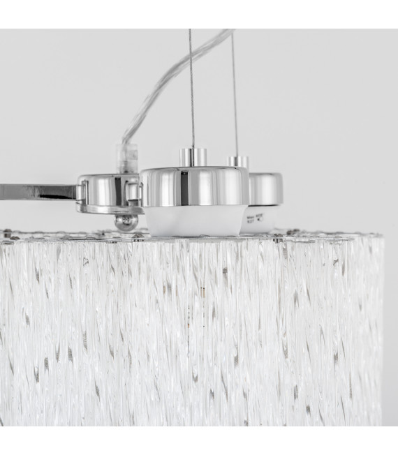 Lampada a sospensione classica Antonio Chrome