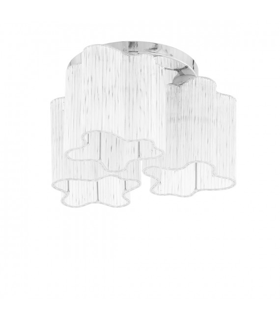 Suspension classique Antonio Chrome 3 ampoules