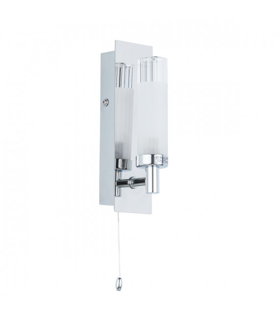 Aplique de baño moderno cromado Santos