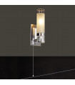 Applique murale pour salle de bains moderne Hook Chrome