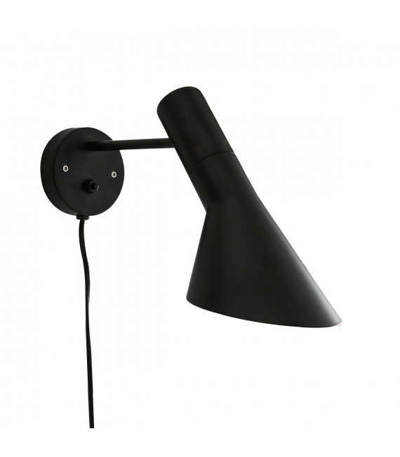 Lampada da parete moderna Volta Nera