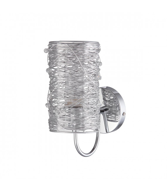 Lampada da parete moderna Linton argento