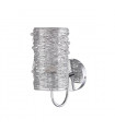Linton modern wall light silver