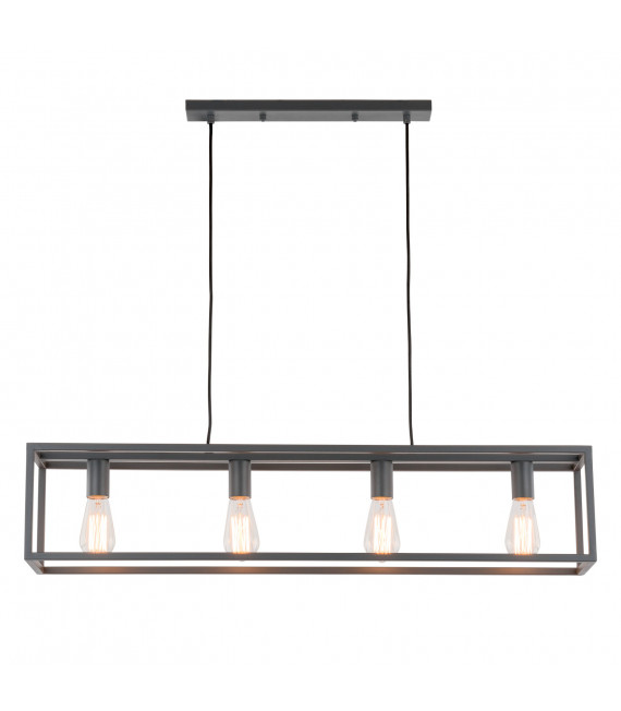 Suspension industrielle et rétro Sigalo Gris sablé
