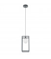 Suspension industrielle et rétro Daisy gris