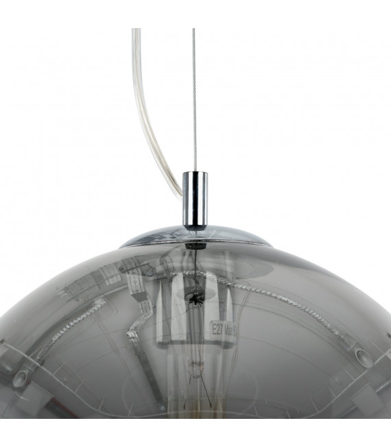 Industrie- und Retro-Pendelleuchte Spectre Chrome