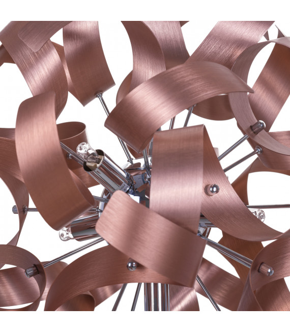 Suspension moderne Carrick Cuivre