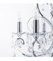Barocco Chrome Crystal Chandelier