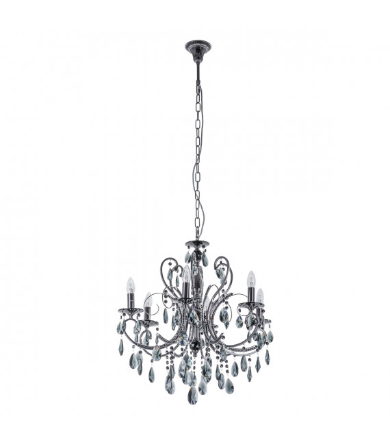 Barocco Black Crystal Kronleuchter Schwarz