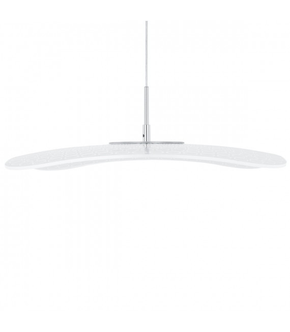 Modern hanging lamp Blossom Chrome, clear