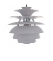 Modern white Wes hanging lamp