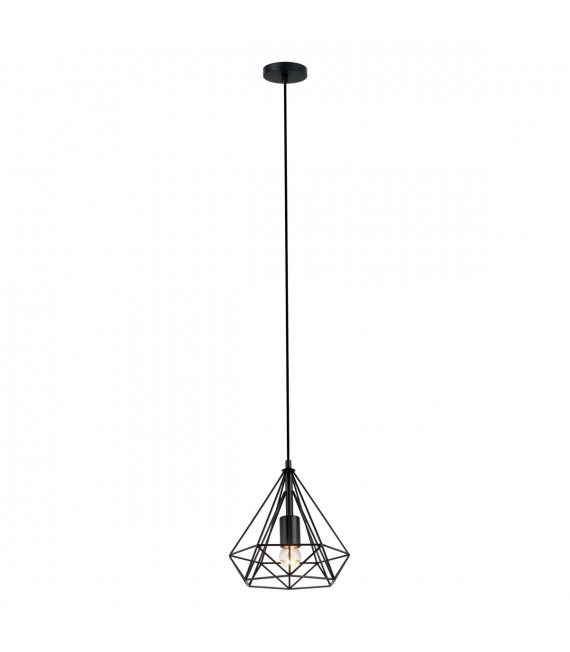 Lampada a sospensione industriale e retrò Natal Black
