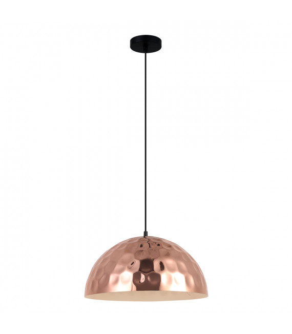 Moderne Pendelleuchte Rasto Black, Kupfer