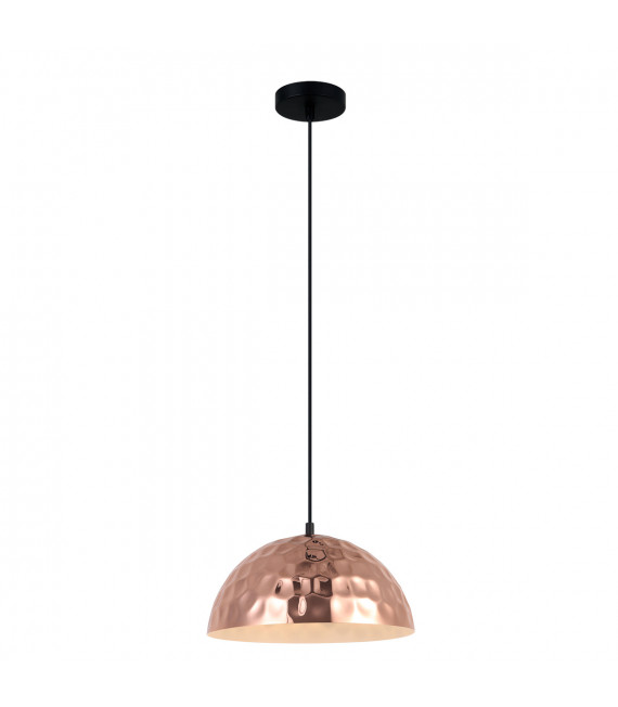 Suspension moderne Rasto Noir, cuivre en acier