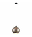 Modern pendant lamp Andromeda 3D Black, colored