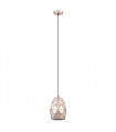 Suspension moderne Harley Champagne doré 1 ampoule