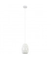 Modern pendant Harley white 1 bulb