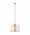 Modern pendant light Tarla in steel