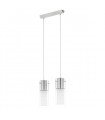 Suspension en cristal Marqu Chrome 2 ampoules