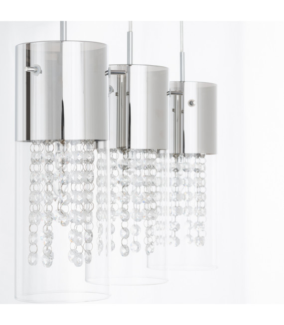 Lámpara colgante de cristal Marqu Chrome